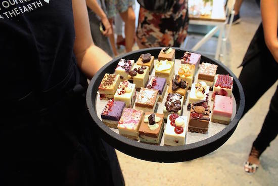 Raw cakes selection at Pana Chocolate Cafe, Sydney