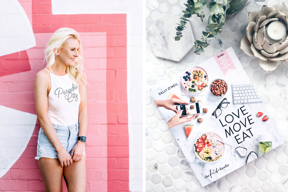 Love Move Eat book by The Fit Foodie Sally O'Neil