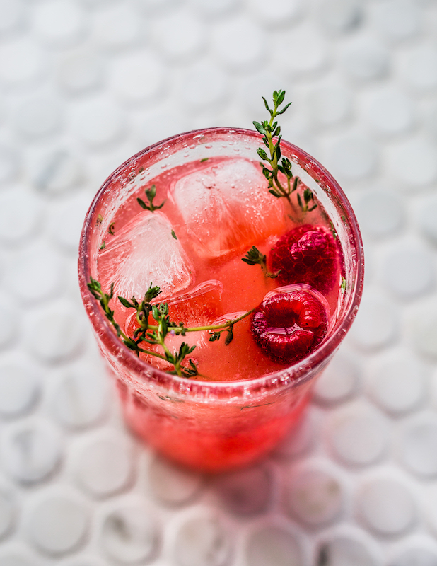 Raspberry Lemonade Mocktail