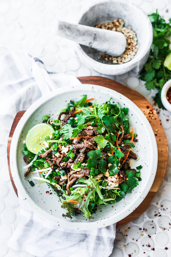 Asian Beef Salad - The Fit Foodie